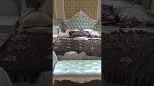 'OE-FASHION light blue king size  bedroom sets'