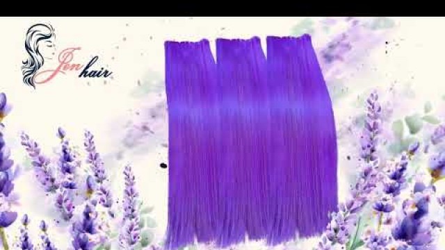 'VIOLET COLOR || JEN FASHION COLOR || VIETNAMESE COLOR HAIR ||'