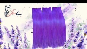 'VIOLET COLOR || JEN FASHION COLOR || VIETNAMESE COLOR HAIR ||'