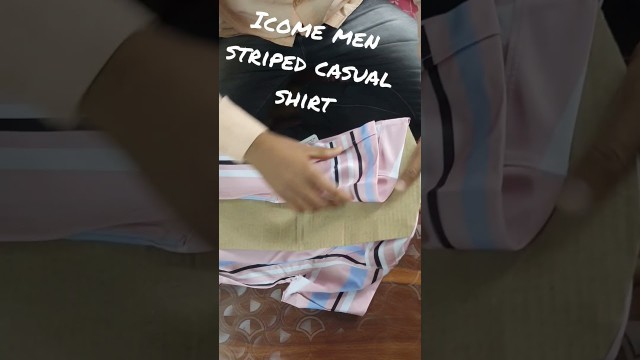 'icome Men Striped casual shirt||'