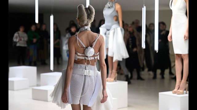 'A glimpse at the “Into The Light” fashion tech show.'