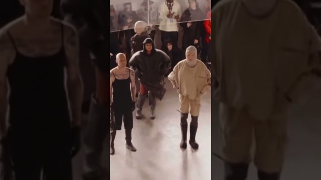 'ALWAYS By Kanye West Plays at Yeezy Season 9 Fashion Show #shorts #clips'