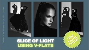 'Slice of Light with V-Flats | Inside Fashion and Beauty Photography with Lindsay Adler'