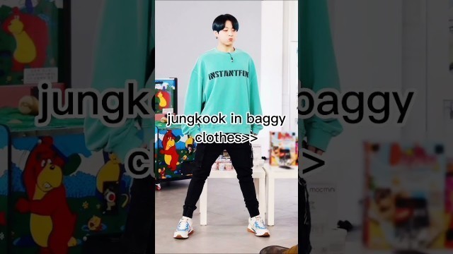 'jungkook in baggy clothes vs jungkook in suits #jeonjungkook   #suits #bts   #fashion #baggyclothes'