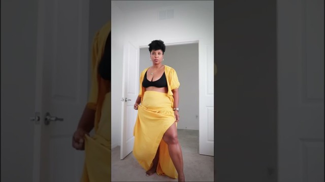 'Boohoo two piece set try on | plus size try on | jen jean pierre | Tampa fashion'