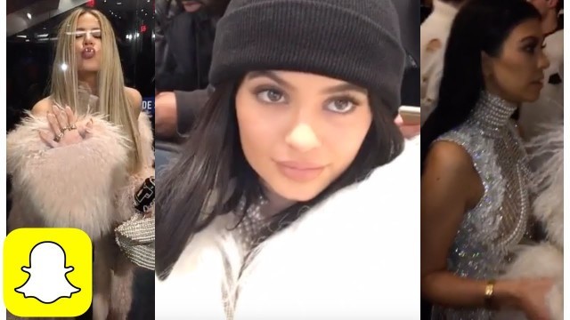 'Kylie Jenner at Yeezy show on Snapchat | Kylie Snaps'