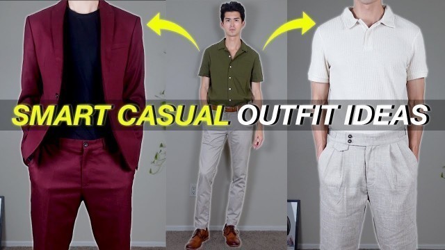 '8 Smart Casual Outfit Ideas For Men'