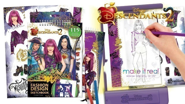 'Disney Descendants 2 Fashion Design Tracing Light Table from Make It Real'