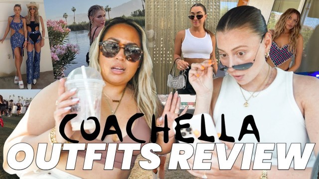 'RATING COACHELLA 2022 OUTFITS | Reviewing Our Favorite YouTubers\' Festival Outfits + Arby\'s  Mukbang'