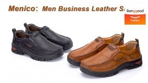 'Menico Men Casual Business Leather Shoes - Banggood Fashion'