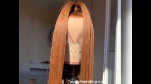 'Human Hair Fashion Light Brown Color Lace Wig - Prosphair Shop'