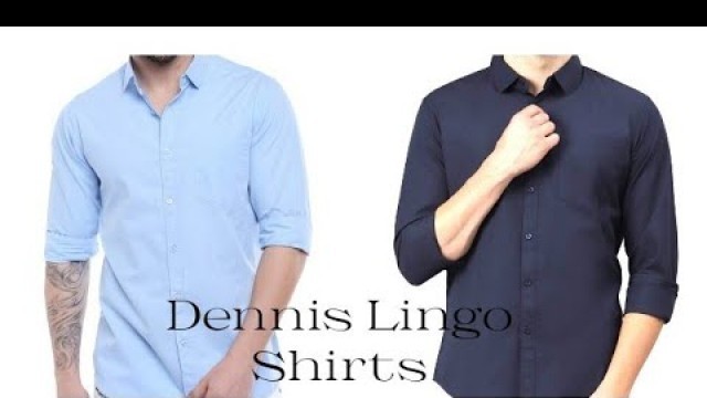 'Dennis Lingo Men Solid Casual Shirt l #shirtsvideo #clothing #anuragjaiswal'