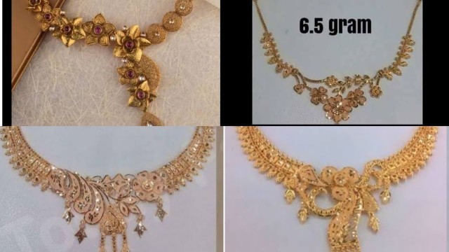 'exclusive & lovely light weight gold nacklace for women/ latest fashion light weight gold nacklace'