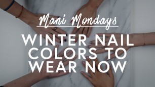 'The Best New Winter Nail Colors To Wear This Winter | The Zoe Report By Rachel Zoe'