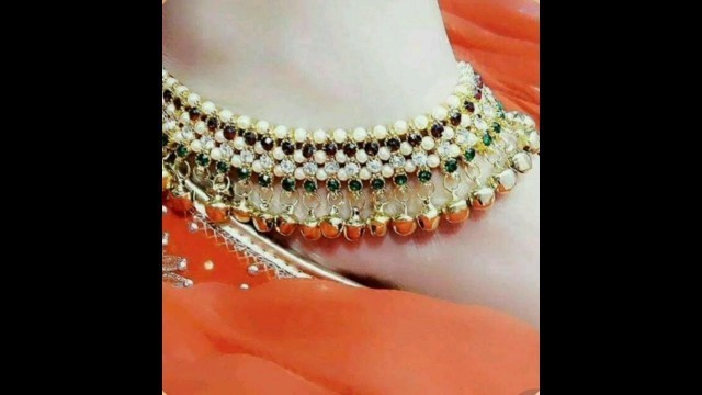 'Highi Fashion light weight payal design#Anklet design ideas'