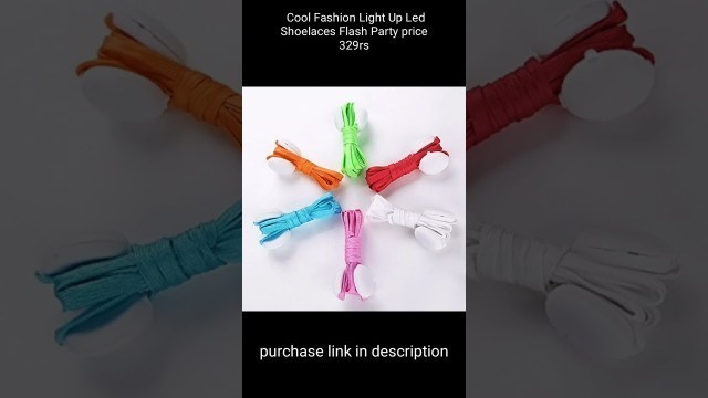 'Cool Fashion Light Up Led Shoelaces Flash Party Skating Glowing purchase link in description'