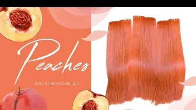 'PEACH COLOR || JEN FASHION COLOR || VIETNAMESE COLOR HAIR ||'