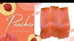 'PEACH COLOR || JEN FASHION COLOR || VIETNAMESE COLOR HAIR ||'