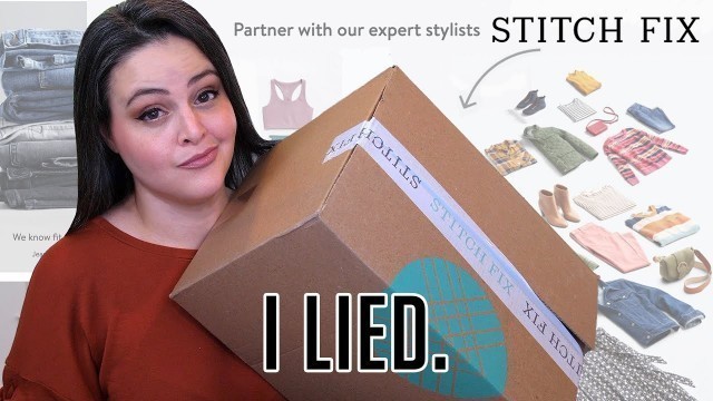 'I LIED to Stitch Fix and this is what happened | Jen Luv'