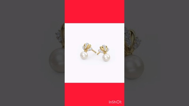 'pearl ear rings#shorts#youtubeshorts#trendy fashion'