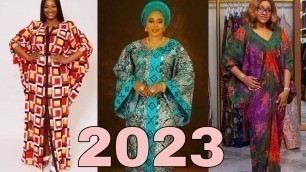 '2023 Latest Ankara Styles, Best 2023 Nigerian Ankara Boubou/Kaftan for ladies | African Fashion'