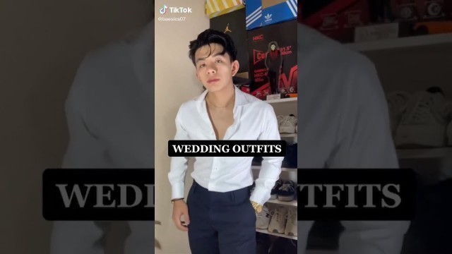'Men’s Wedding Outfit Ideas And Inspirations Fashion TikTok #weddingdress #tiktok #mensfashion'