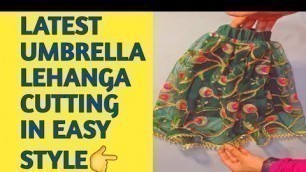 'Designer Lehanga Making 2022 | shorts | shortindia | zedi trendy fashion |#umbrella|#lehanga|#sewing'