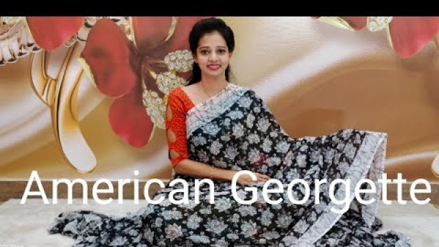 'American Georgette #Daily Were Sarees#trendy #Fashion @Utv.intelugu @9697999956'