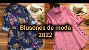 'Nuevas Tendencias Blusas de moda mujer /2022/Ropa de moda2022 /Trendyfashion/Blusones de Moda 2022'