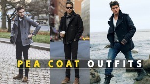 'pea coat men || how to style pea coat || mens fashion #shorts'