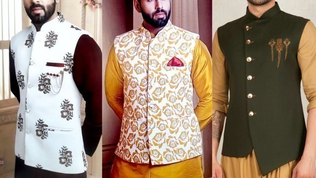 'Beautiful trendy fashion Modi jacket design for men//stylish dress with jacket fashion for men ♥️♥️'