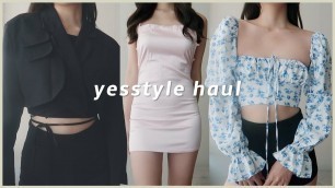 '$500 CLOTHING HAUL ON YESSTYLE | Trendy Fashion: Summer 2021 Review'