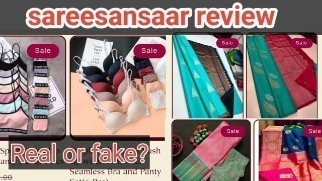 'sareesansaar.myshopify.com review | sareesansaar review | trendy fashion real or fake | in hindi'