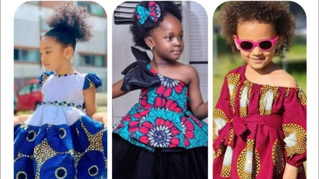 '#2022 Top Beautiful Ankara Styles / African trendy fashion style for children.'