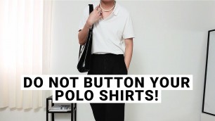 'How to Style POLO SHIRTS | Mens Fashion Philippines'