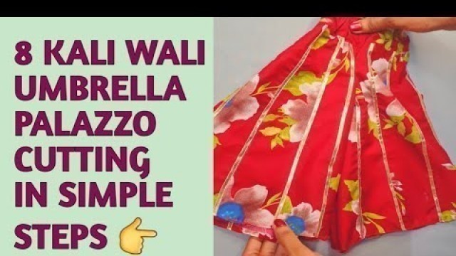 'Designer Umbrella Palazzo Cutting In Easy Way | shorts | shortindia |zedi trendy fashion |#umbrella'