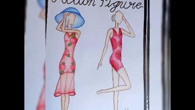 'fashion figure  step by step   in my fashion portfolio'