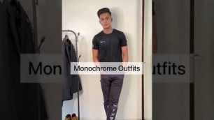 'monochrome outfit ideas| mens fashion| best colors combos |'