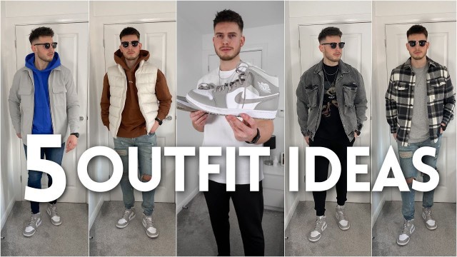 '5 WAYS To Wear Air Jordan 1s | Mens Nike Air Jordan 1 Outfit Ideas'