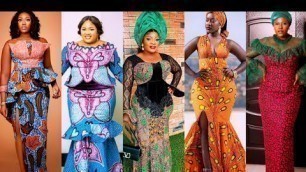 '2023 Latest Ankara Styles; Stylish Nigerian Asoebi Ankara Styles | African Print Ankara Styles'