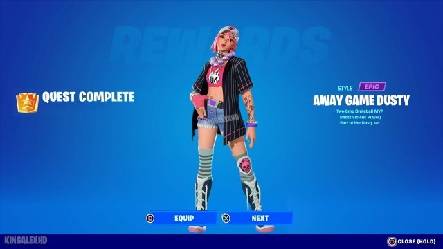 'How To Get Away Game Dusty Style & Boneyard Dusty FREE In Fortnite! (Bullpen Brawler Dusty Style)'