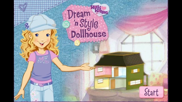 'Holly Hobbie Dream \'n Style Dollhouse - Old Flash Games'