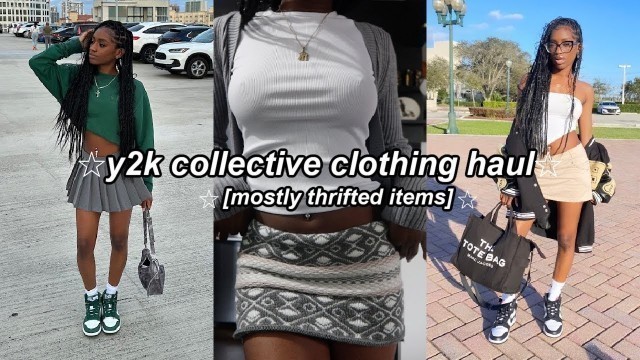 'a Y2K collective clothing haul (thrifted, yesstyle, & urban outfitters)'