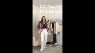 '50 Fall Outfit Ideas | #hmhaul #fashion #howtostyle #y2kfashion #thrifting #thrifthaul'