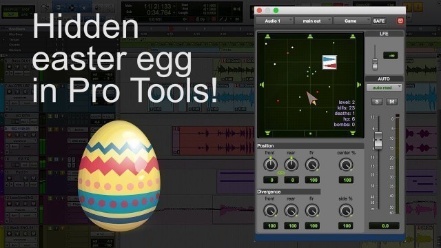 'Hidden \'Asteroids\' style game in Pro Tools'