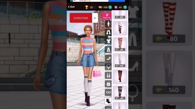 'College girl-Играя \"Fashion Stylist\" -  #shorts #fashion #college #girl #games'