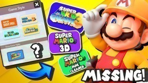 'The Mystery of the Missing Game Style! [Mario Maker 2 Theory]'