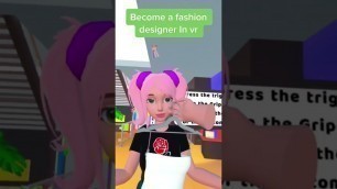 'FREE QUEST 2 GAME! BECOME A FASHION DESIGNER IN VR! #oculusquest2 #quest2 #shorts'