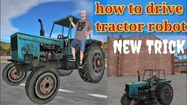 'How to drive tractor Robot |Slavic gangster style | Game Shop'