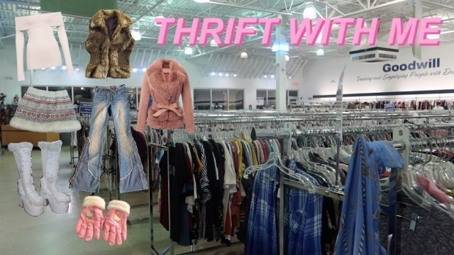 'Y2K (winter) THRIFT WITH ME ♡ lowrise mini skirts & true religion jeans! *featuring FYTOO*'